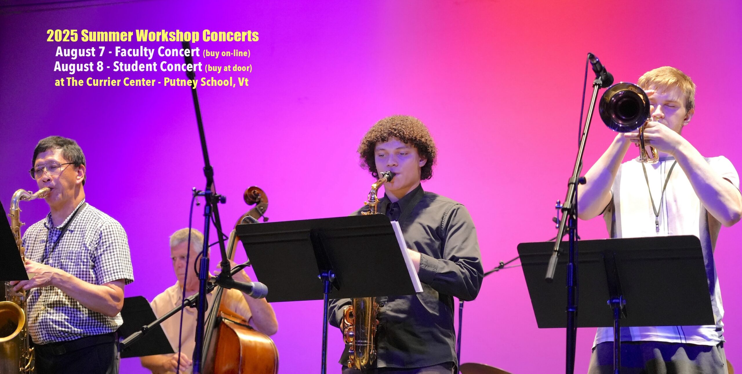 Summer 2025 Faculty Concert homepage